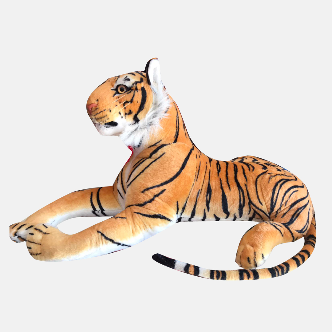 Brown Colored With Black Striped Stuffed Doll/ Animal/Toy / Spotted Small Tigers For Kids